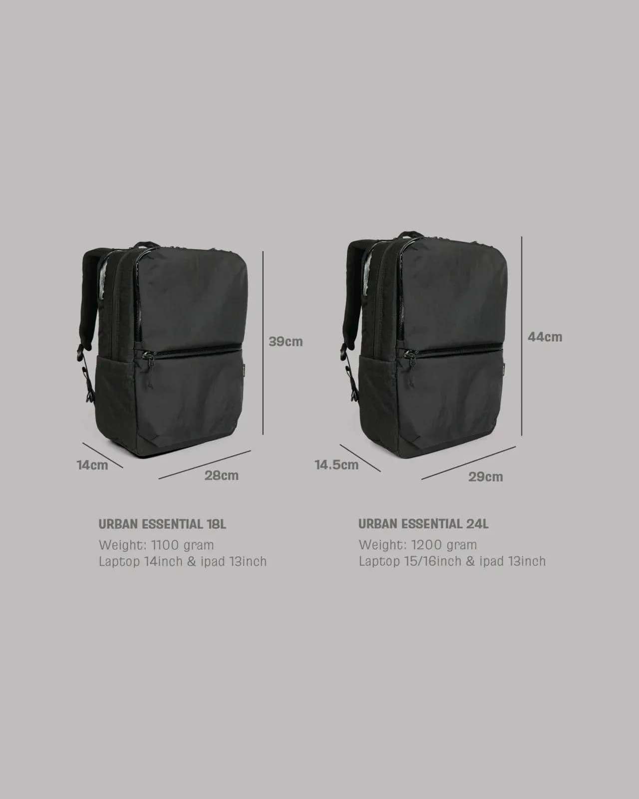 Balo laptop kháng nước Yuzi Urban Essential 4