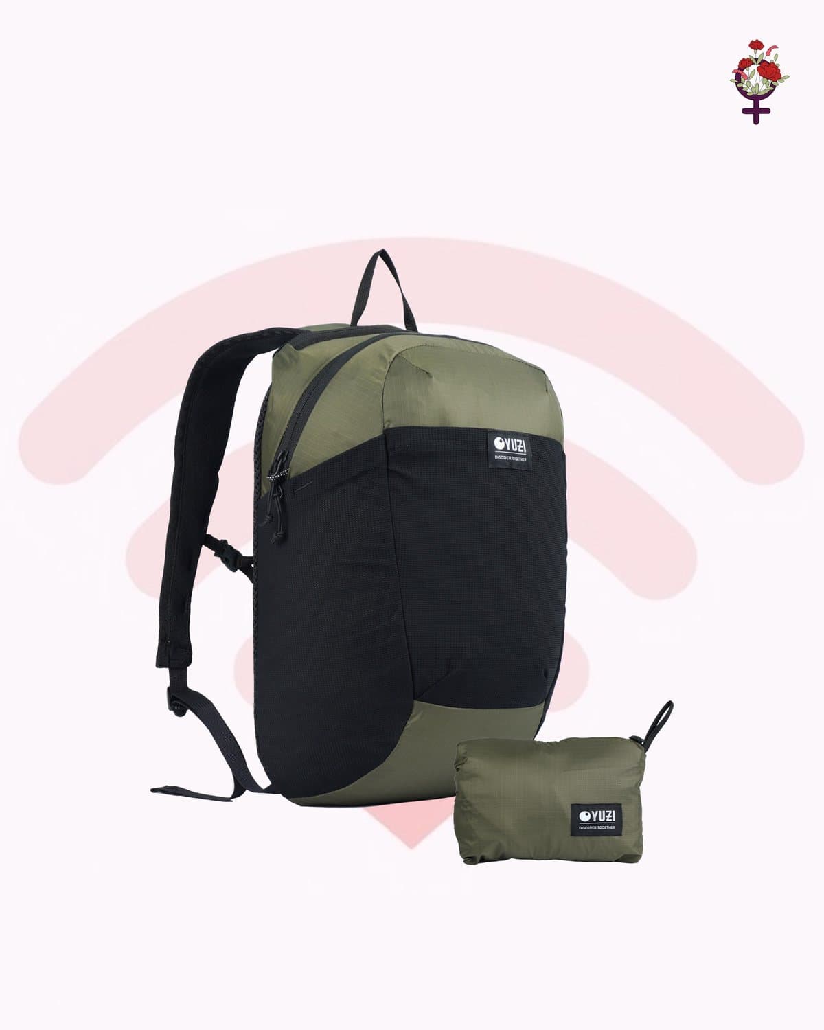 Balo gấp gọn 13L Yuzi Packable Backpack YZ13 — 20.10
