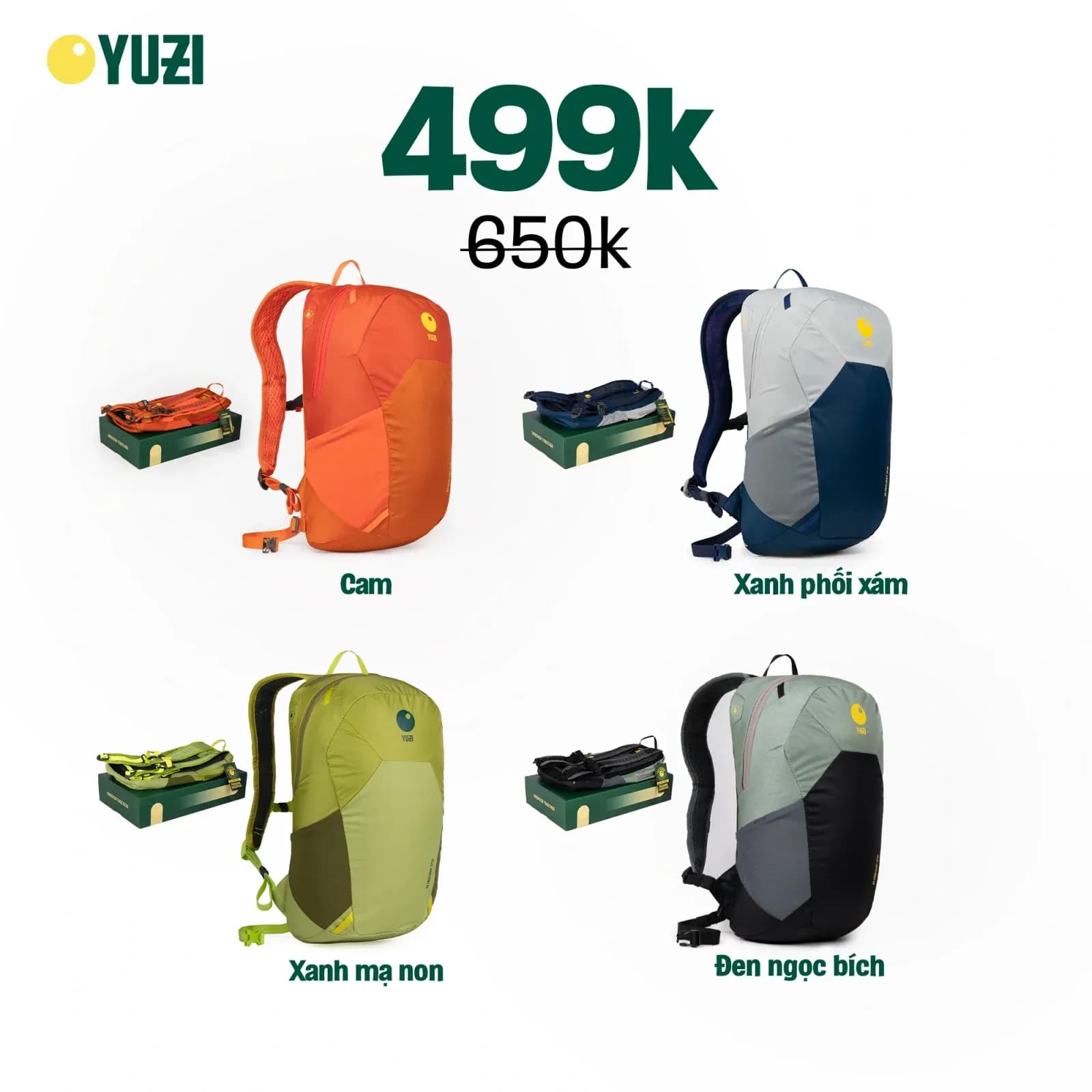 Balo leo núi dung tích 15 lít Yuzi Ultralight YZ15 5