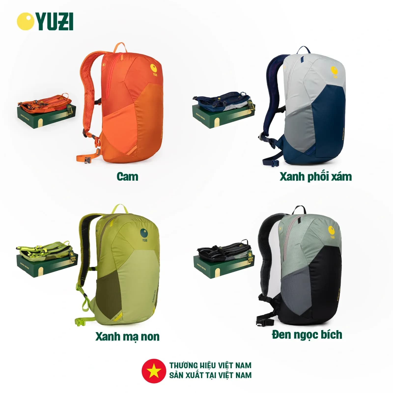 Balo leo núi dung tích 15 lít Yuzi Ultralight YZ15 4