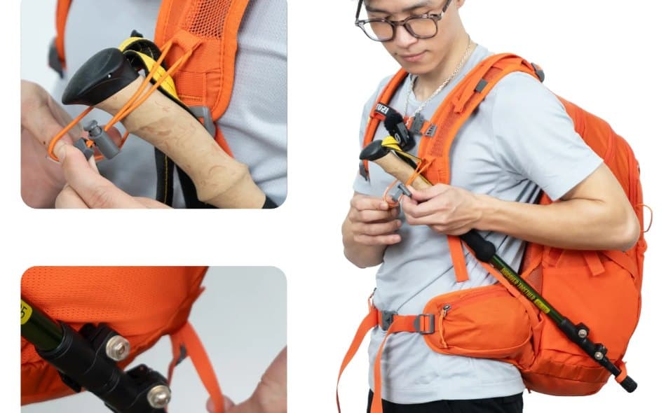 Đeo balo đúng cách để không mỏi vai: siết theo thứ tự