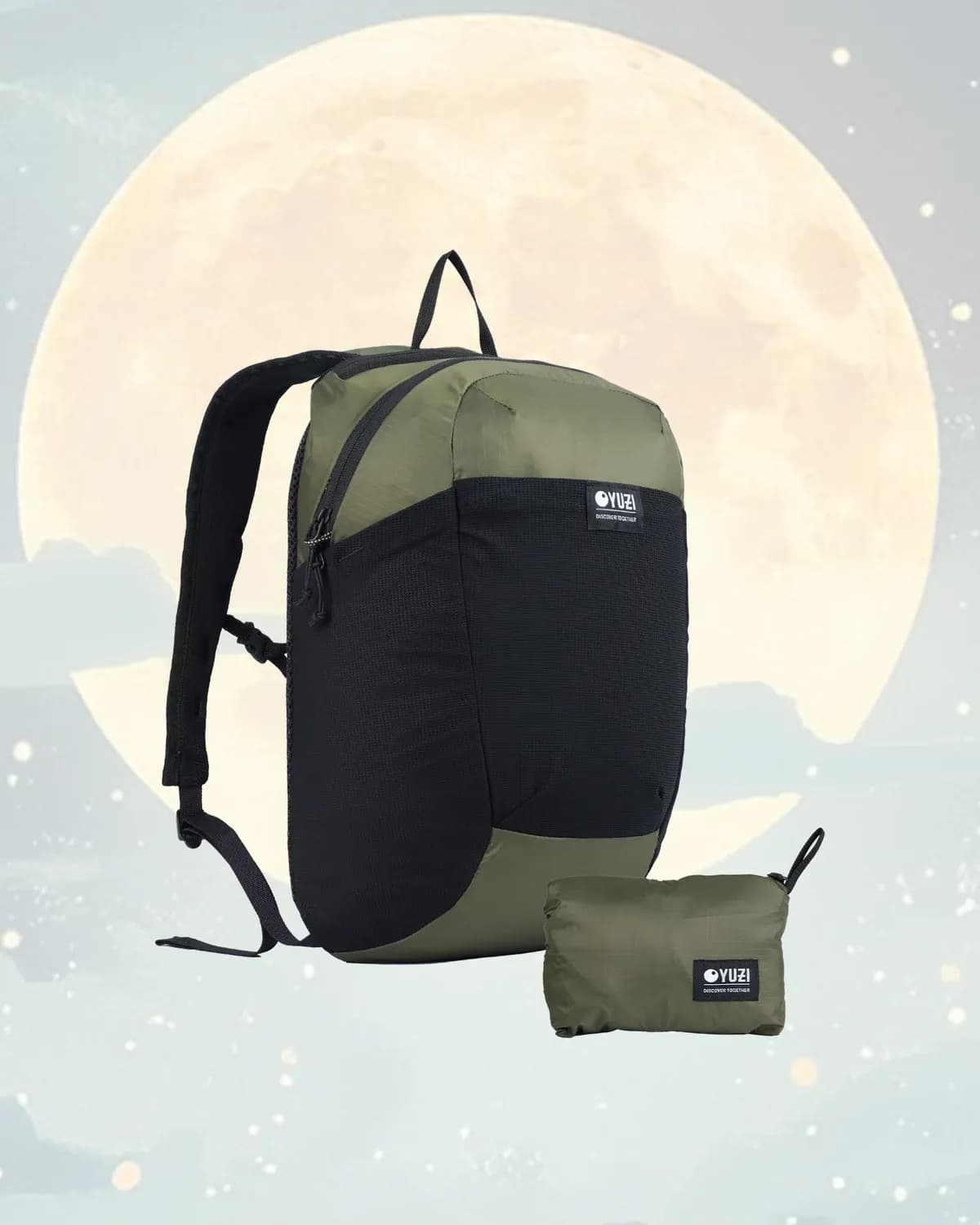 Balo gấp gọn 13L Yuzi Packable Backpack YZ13