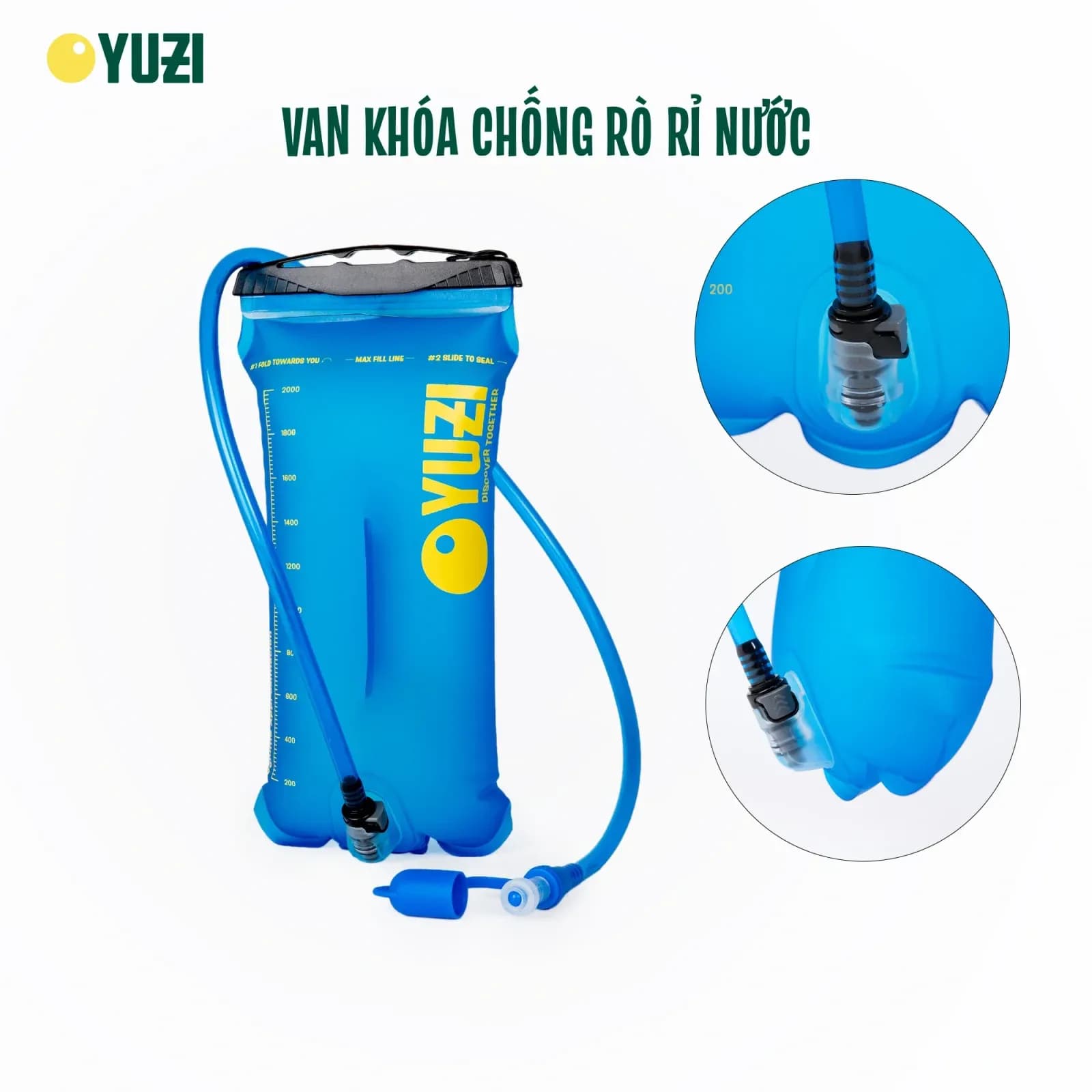 Túi đựng nước Yuzi Fresh 2 lít 2