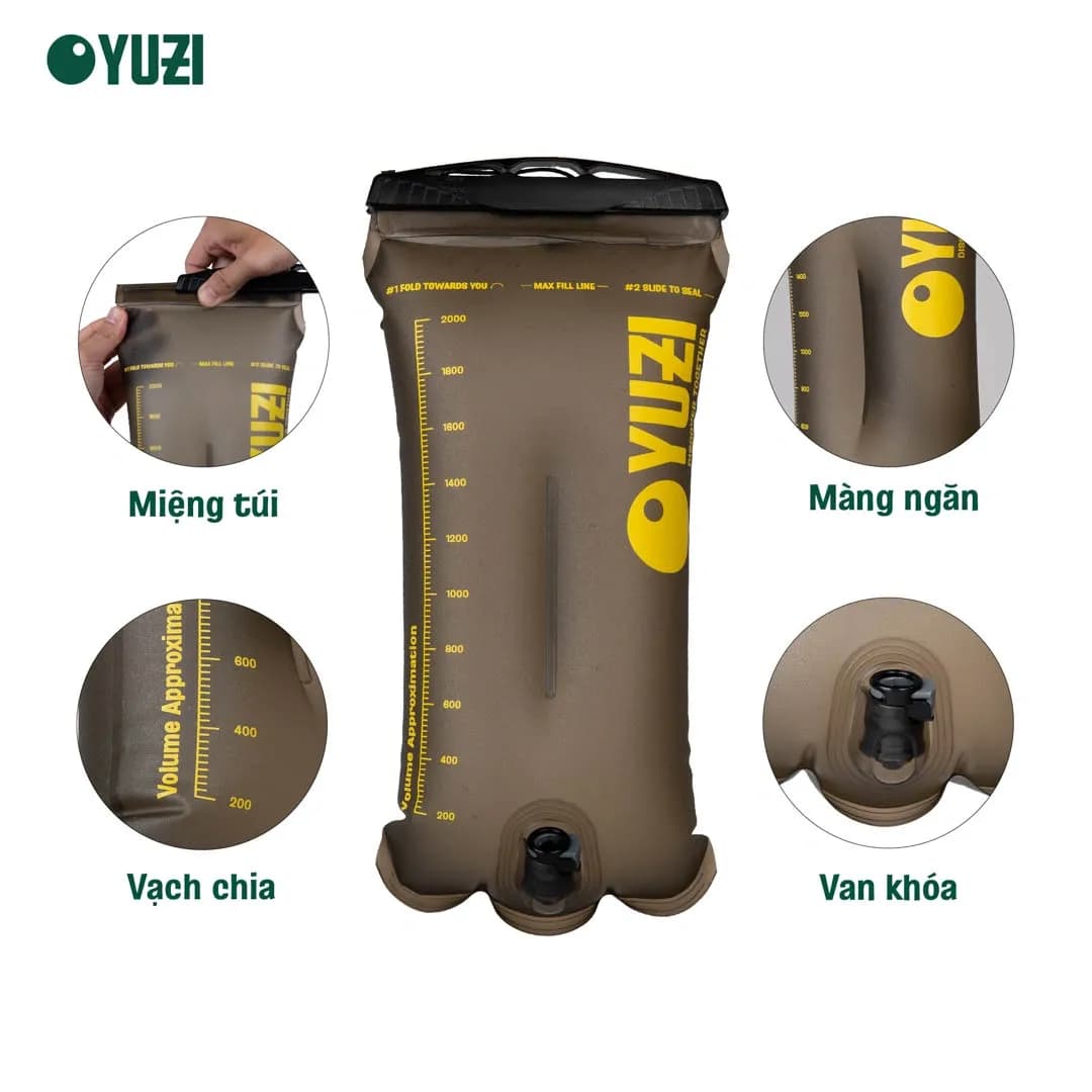 Túi đựng nước Yuzi Fresh 2 lít 4