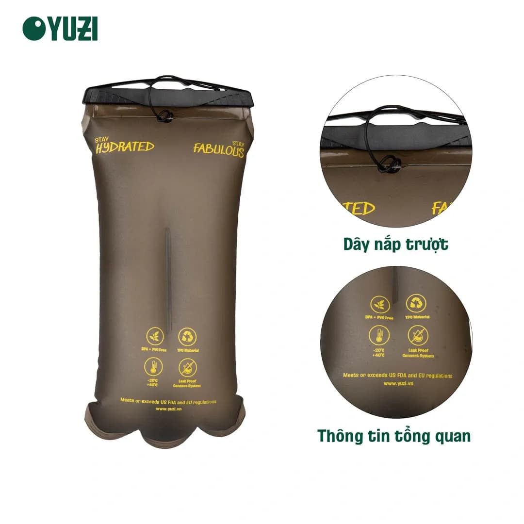 Túi đựng nước Yuzi Fresh 2 lít 6