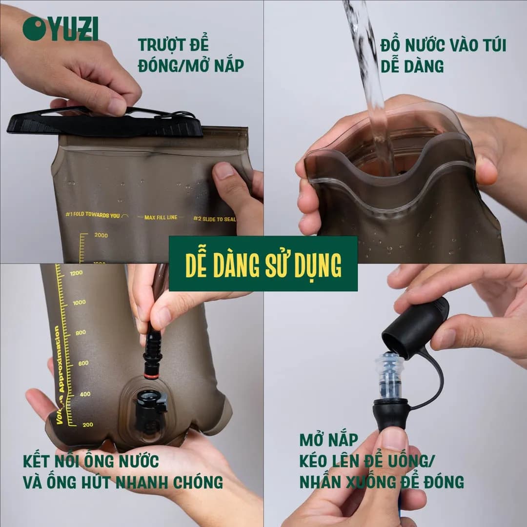 Túi đựng nước Yuzi Fresh 2 lít 13
