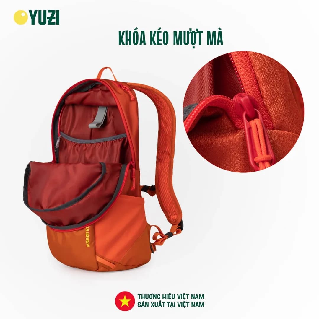 Balo leo núi dung tích 15 lít Yuzi Ultralight YZ15 11