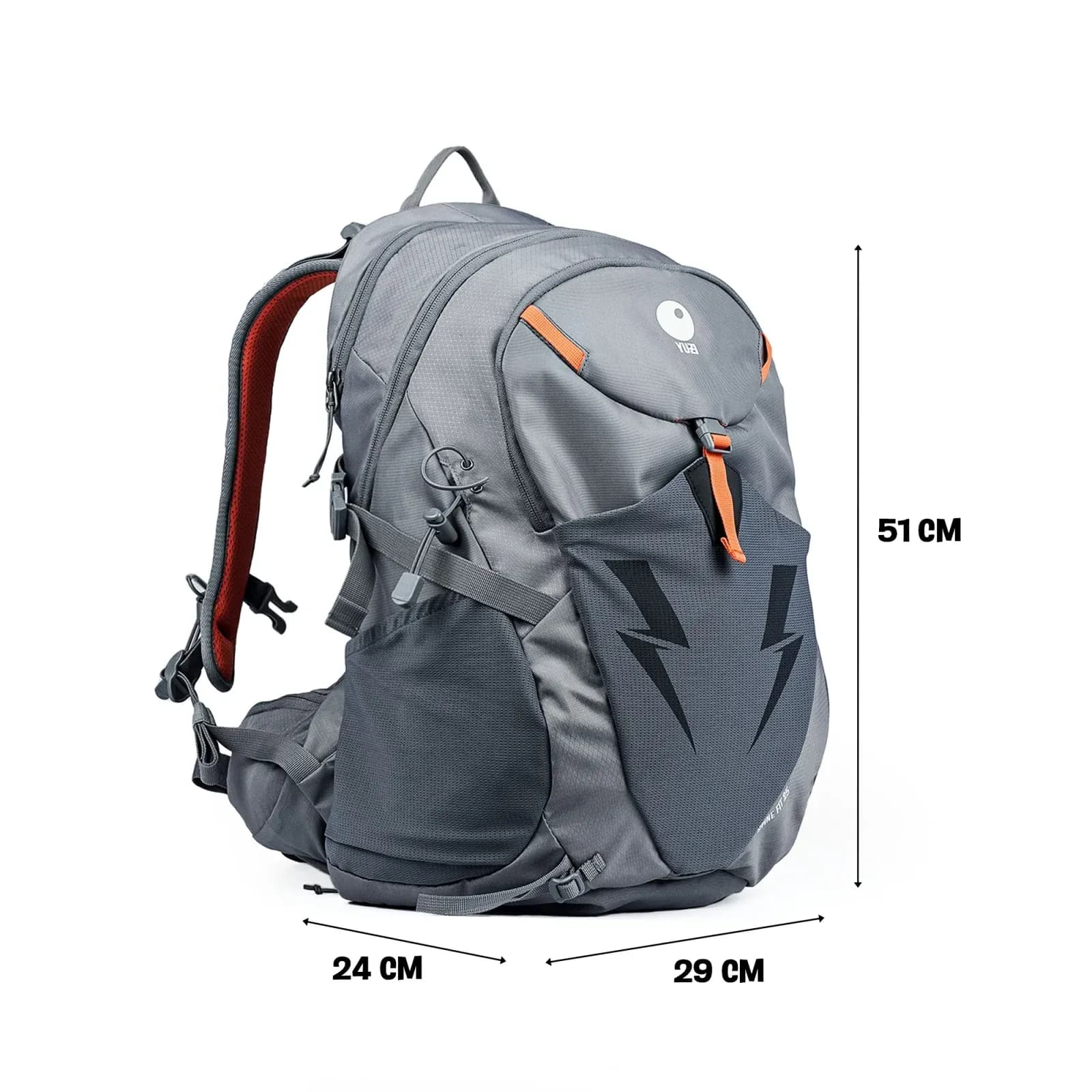 Balo leo núi trekking 25L Yuzi SpineFit điều chỉnh độ dài lưng 3