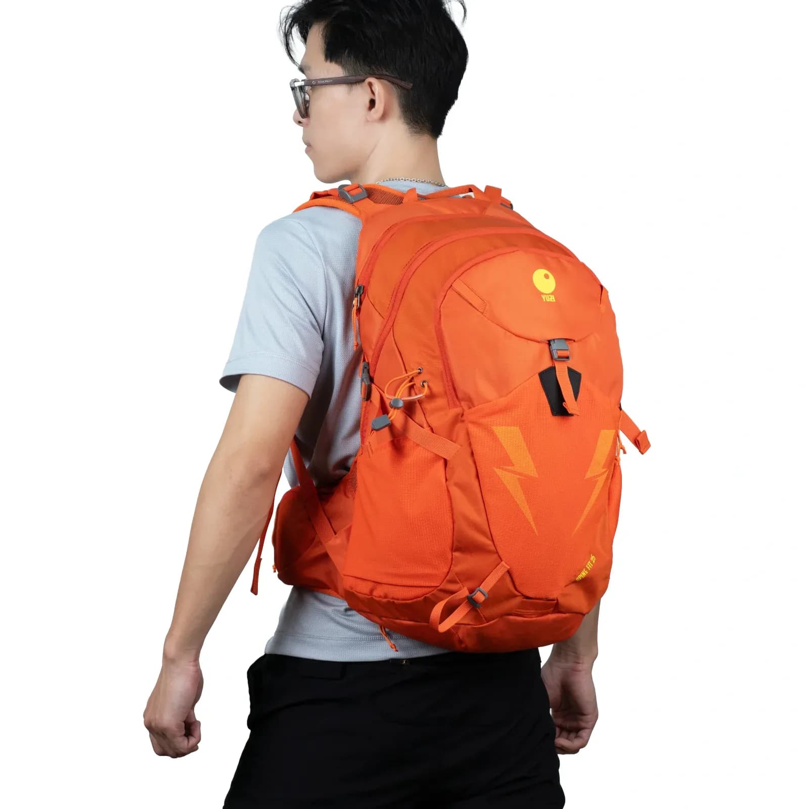 Balo leo núi trekking 25L Yuzi SpineFit điều chỉnh độ dài lưng 7