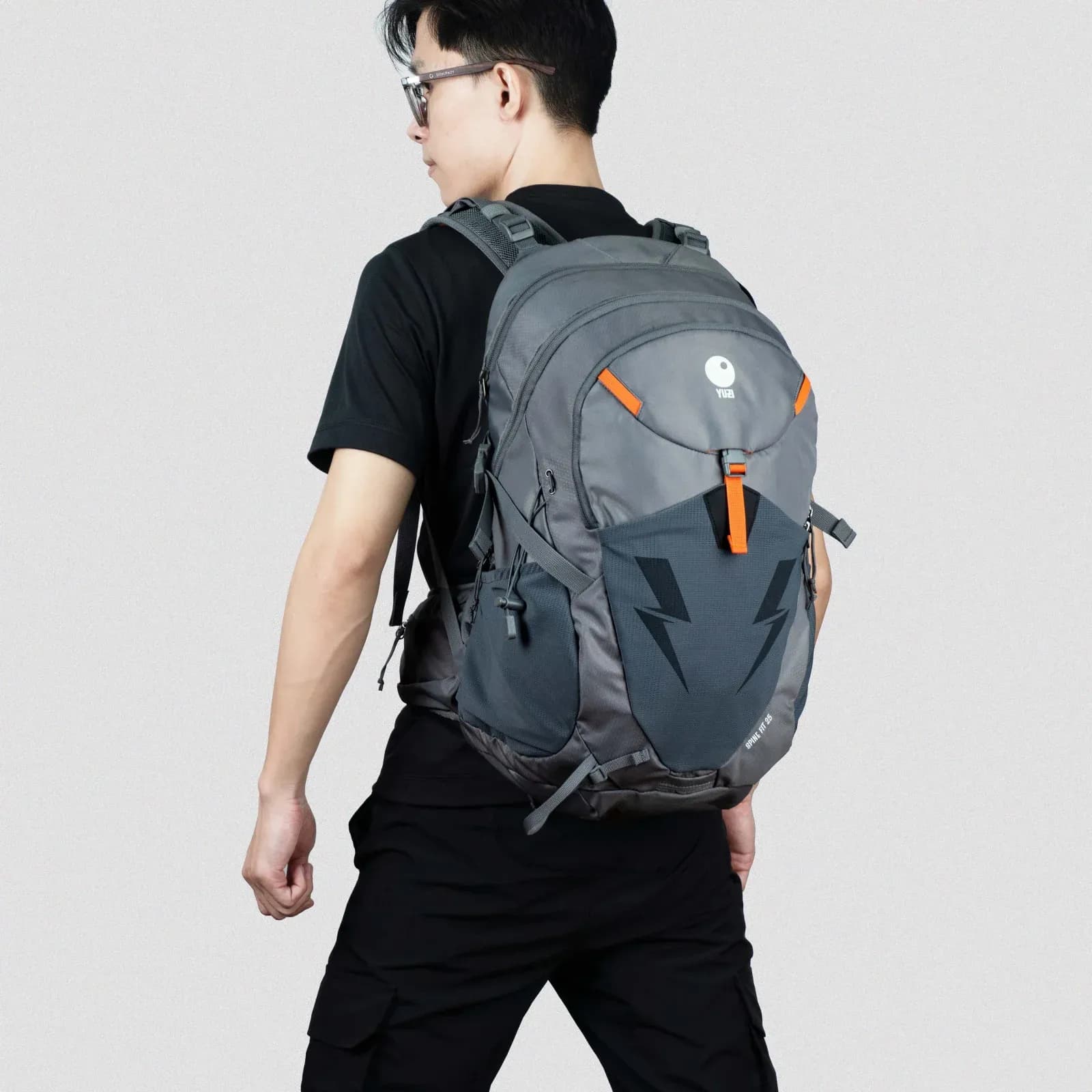 Balo leo núi trekking 25L Yuzi SpineFit điều chỉnh độ dài lưng 8