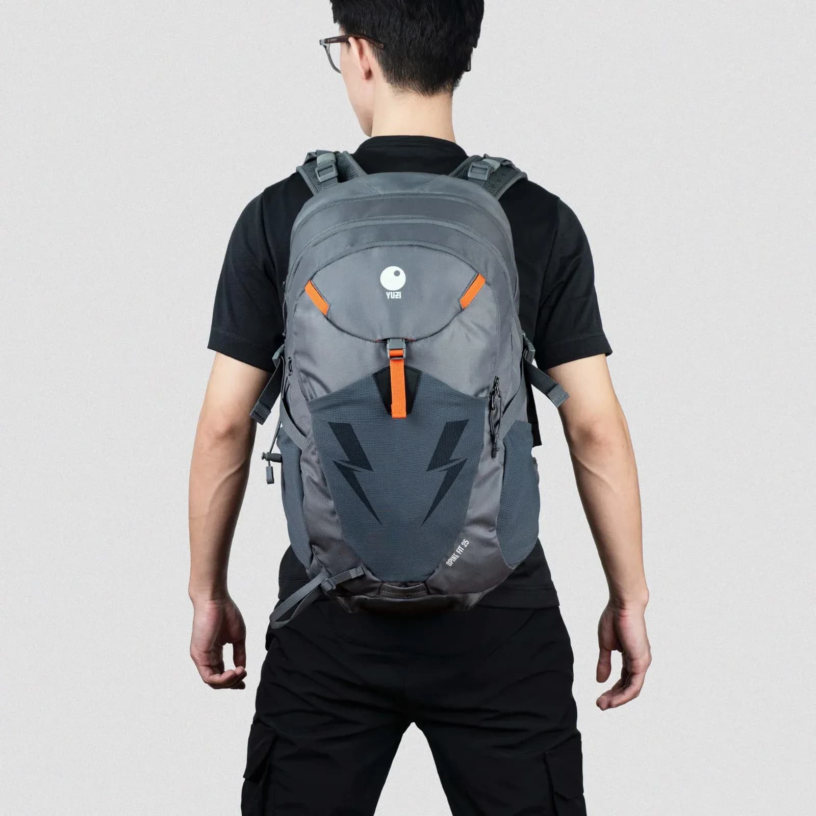Balo leo núi trekking 25L Yuzi SpineFit điều chỉnh độ dài lưng 9